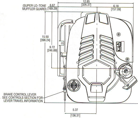 Filtre air (oval) Briggs Stratton Intek Edge OHV, 825 Series I/C