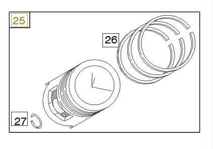 Briggs Stratton Piston Part No. 843805