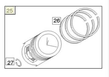 Briggs Stratton Piston Part No. 843805