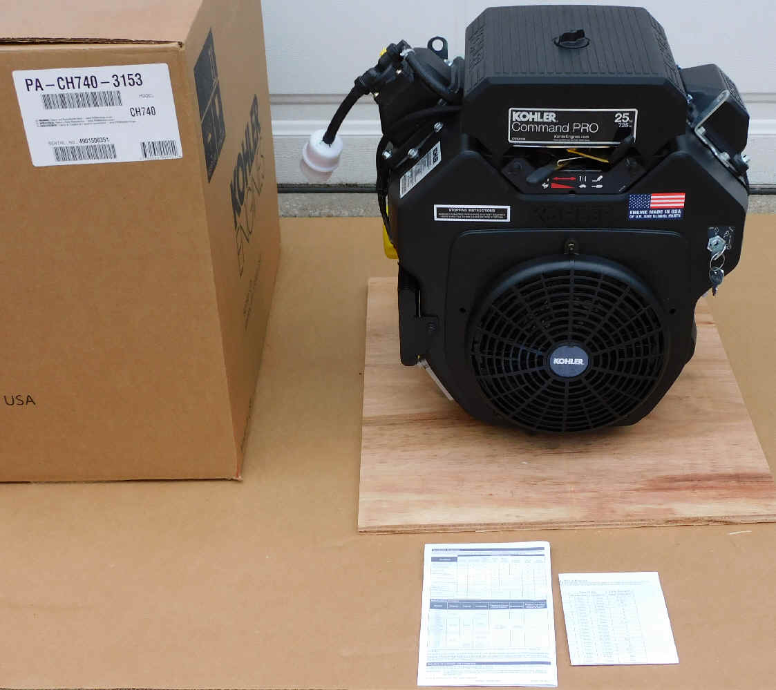 Kohler PA-CH740-3153 25 HP Supersedes CH740-0031 27 HP Command Series Twin Cylinder