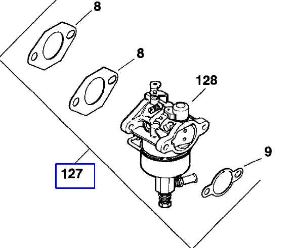 Kohler Carburetor - Part No. 12 853 25-S