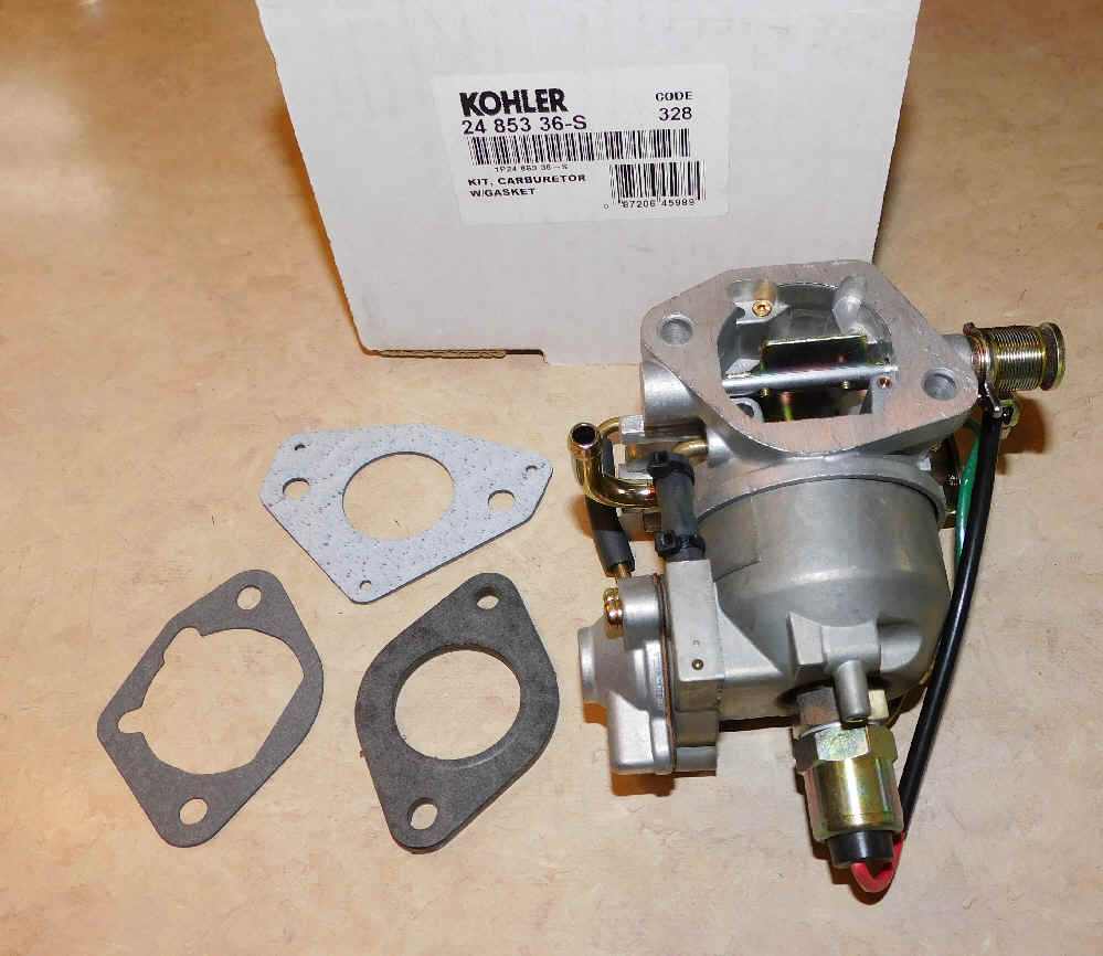 Kohler Carburetor - Part No. 24 853 36-S
