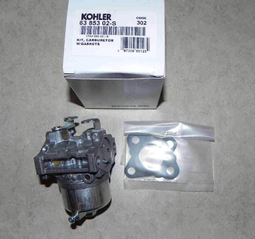 Kohler Carburetor - Part No. 63 853 02-S