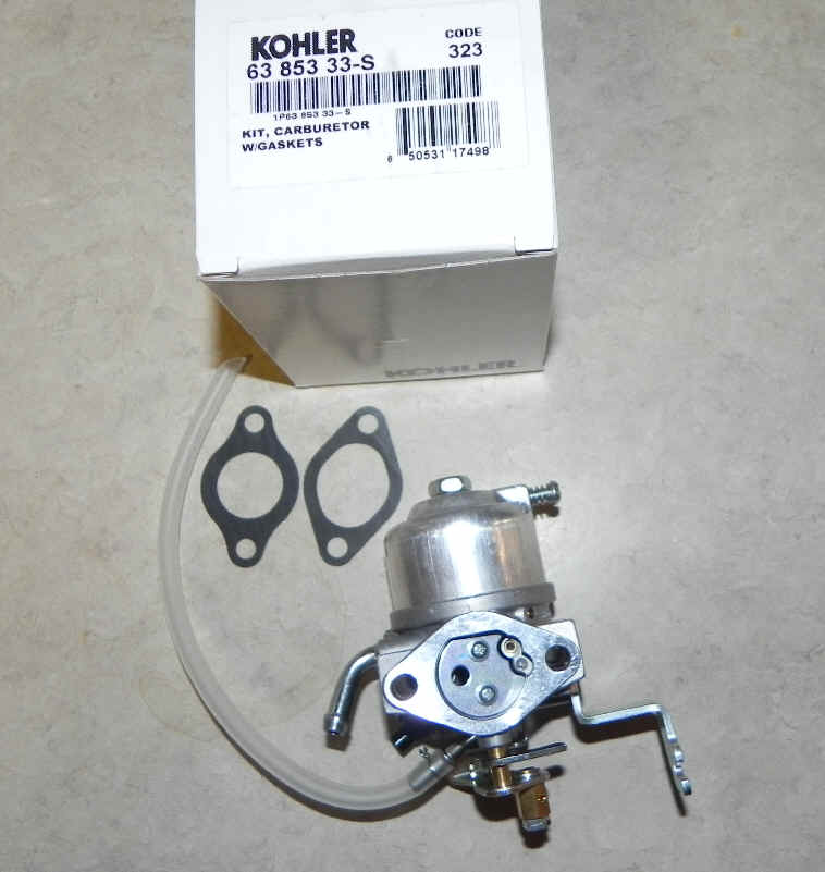 Kohler Carburetor - Part No. 63 853 33-S