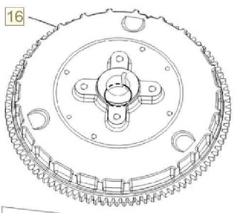 Kohler Flywheel - Part No. 24 025 62-S