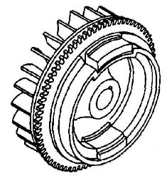 Kohler Flywheel - Part No. 63 025 01-S