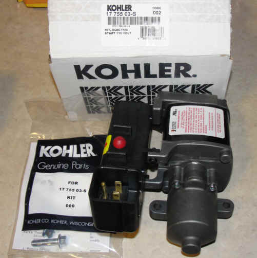 Kohler Electric Starter - Part Number 17 755 03-S